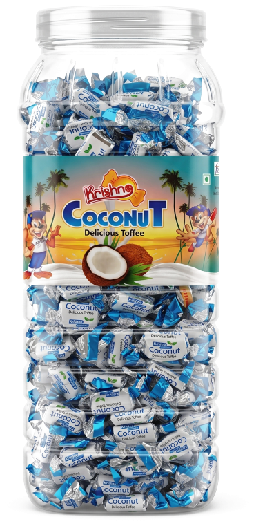 Coconut Toffee Jar (200 Pcs)
